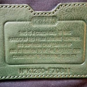 COACH MEN HERITAGE LEATHER SLING BAG BACKPACK